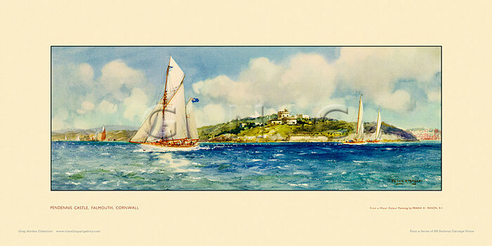 Pendennis Castle, Falmouth by Frank Henry Mason
