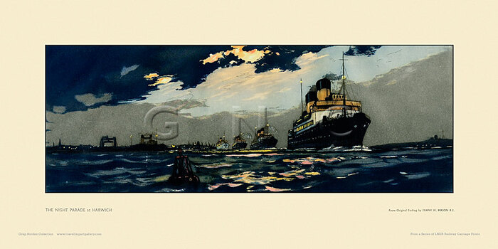 Harwich, Night Parade by Frank Henry Mason