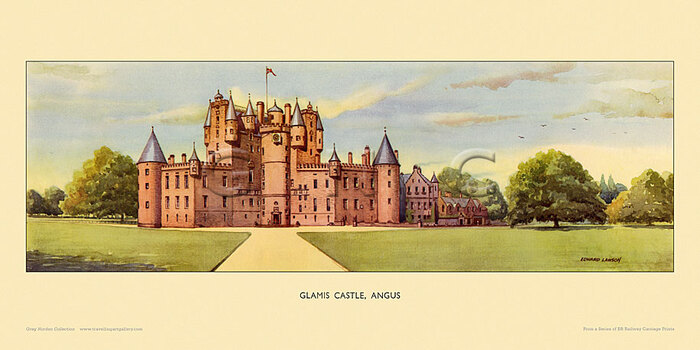 Glamis Castle by Edward Lawson