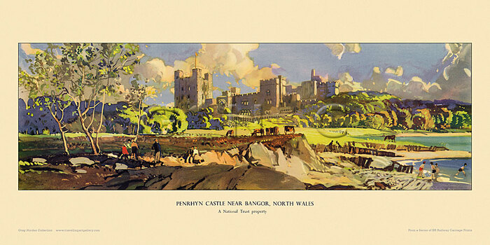 Penrhyn Castle, nr Bangor by Reginald Montague Lander