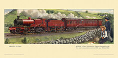1905 Midland Railway Manchester express nr Millers Dale by Cuthbert Hamilton-Ellis