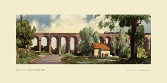 Colne Valley Viaduct, Chappel by Leonard Russell Squirrell