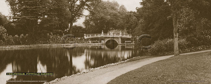 Cheltenham, Pittville Gardens [View I]  - London Midland & Scottish Railway