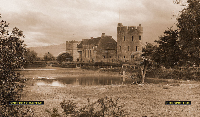 Stokesay Castle [View II] - London Midland & Scottish Railway