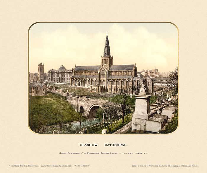 Glasgow, Cathedral  - Photochrom (various railways)