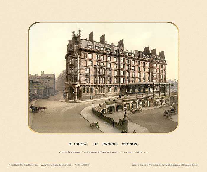 Glasgow, St Enoch's Station  - Photochrom (various railways)