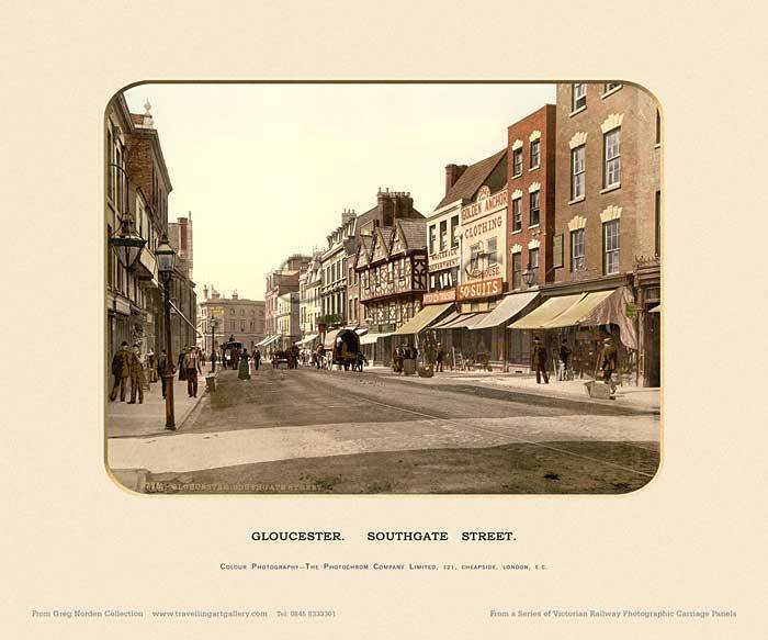 Gloucester, Southgate Street  - Photochrom (various railways)