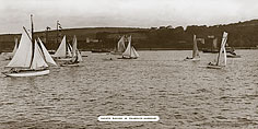 Falmouth Harbour - Yachts Racing - Great Western Railway