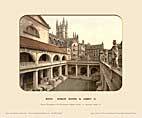 Bath, Roman Baths & Abbey II - Photochrom (various railways)