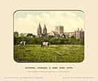 Southwell Cathedral & Abbey Ruins - Photochrom (various railways)