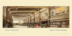 Leeds City Station Concourse by Claude Buckle