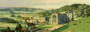 Rievaulx Abbey, Yorkshire by Edwin Byatt