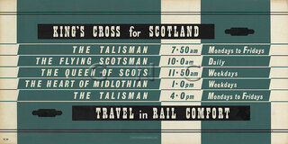 Talisman, Flying Scotsman, Queen Of Scots - British Rail Eastern Region