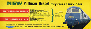 New [Blue] Pullman Diesel Express Services