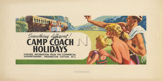 Camping Coach Holidays (Arthur G Mills) - British Rail Western Region