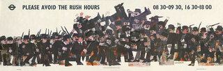 Please Avoid the Rush Hours 1965 (Kenn Burrows) - London Transport