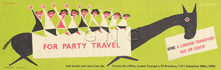 For Party Travel - Hire an LT Bus or Coach 1959 (Galbraith)  - London Transport