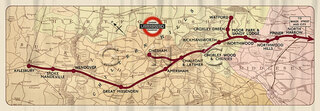 Metropolitan, Underground, Aylesbury Diagram 1936 