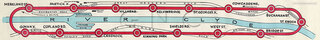 River Clyde, Glasgow Metro Route Diagram 1970s?