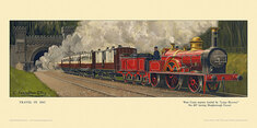 1865 West Coast express leaving Shugborough tunnel by  Hamilton-Ellis