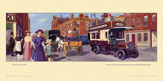 1910 London & North Western Rly bus, Watford High St. by Cuthbert Hamilton-Ellis