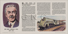 Sir Nigel Gresley C.B.E. 1876-1941 by Reginald Smythe