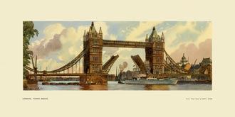 London, Tower Bridge by John L Baker