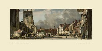 King's Lynn, Saturday Market Place by Leonard Russell Squirrell