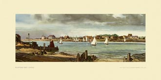 Felixstowe Ferry by Leonard Russell Squirrell