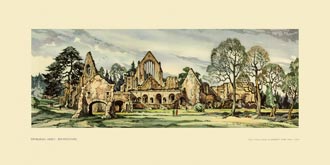 Dryburgh Abbey by Kenneth Steel