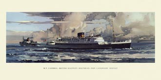 M.V. Cambria, BR Holyhead - Dun Laoghaire by Claude Buckle
