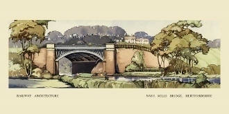 Nash Mills Bridge by Claude Buckle