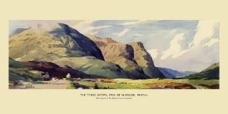 Three Sisters, Pass of Glencoe by Frank Sherwin