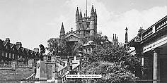 Bath Abbey From Parade Gardens - Great Western Railway