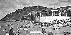 Aberystwyth, Beach [B/W] - Great Western Railway