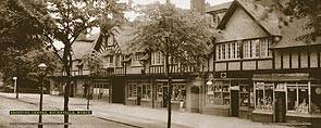 Bournville, Shopping Centre - London Midland & Scottish Railway