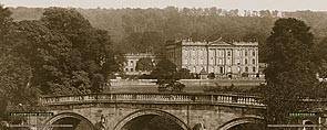 Chatsworth House [& Bridge] - London Midland & Scottish Railway