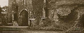 Beaumaris Castle, Interior of - London Midland & Scottish Railway