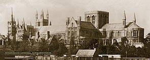 Peterborough Cathedral - London Midland & Scottish Railway