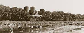 Rhuddlan Castle - London Midland & Scottish Railway