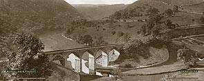Monsal Dale Viaduct - London Midland & Scottish Railway