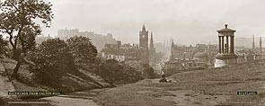 Edinburgh, From Calton Hill - London Midland & Scottish Railway