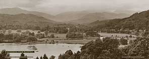 Windermere from Wansfell - London Midland & Scottish Railway