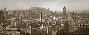 Edinburgh, From Calton Hill II - London Midland & Scottish Railway