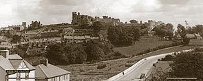 Denbigh Castle - London Midland & Scottish Railway