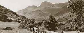 Langdale Pikes - London Midland & Scottish Railway