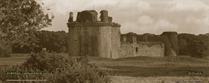 Dumfries, Caerlaverock Castle - London Midland & Scottish Railway
