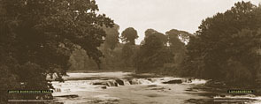 Bonnington Falls, Above - London Midland & Scottish Railway