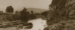 Wye River, near Builth Wells - London Midland & Scottish Railway