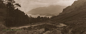 Ashness Bridge, Derwentwater - London Midland & Scottish Railway